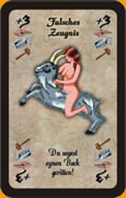 She rides on a buck!